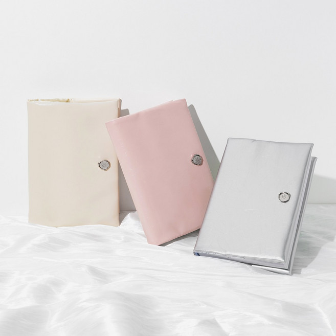 글로시 방수 가죽 북커버 A5 B6 다이어리 민음사 성경 커버, 1개, 글로시 아이보리