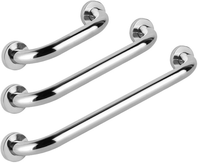 모칸도 안전손잡이 지름 3.2cm 고급형 노인 장애인 환자 화장실 안전 손잡이, HBZ_유광, 1개