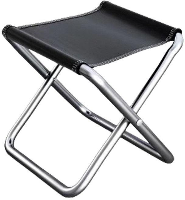 아웃사이드업 휴대용 접이식 미니 의자, 1개, 블랙