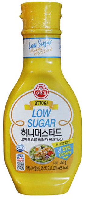 오뚜기 LOW SUGAR 허니머스타드 265g 12개