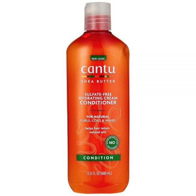 Cantu 천연 헤어 컨디셔너 하이드레이팅 (황산염 프리) 382.7g(13.5온스) (2팩), Cantu 천연 헤어 컨디셔너 하이드레이팅 (황산염 프