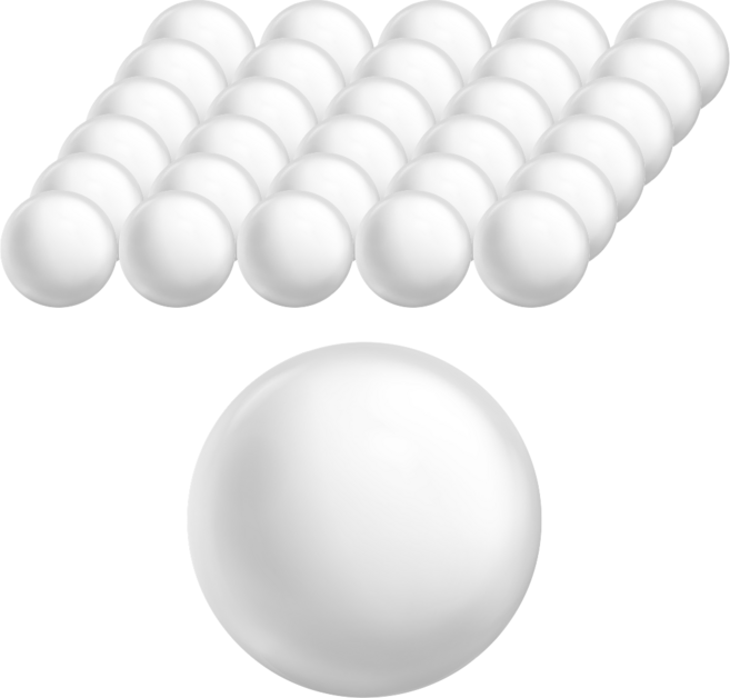 베베아인 아기 볼풀공 8.5cm 국산 KC, 01.밀크 화이트 60개