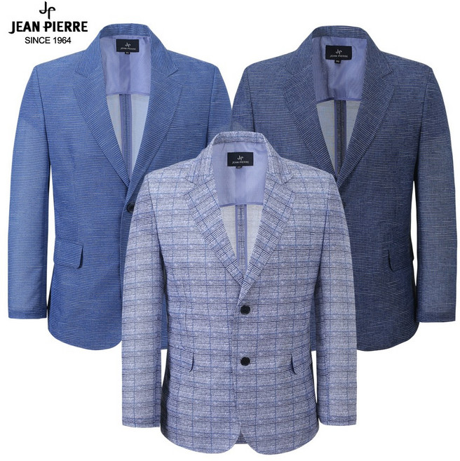 쟌피엘 여름 백화점용 남성 마 린넨 콤비자켓 정장자켓 중년 마이 자켓 블레이져 JP