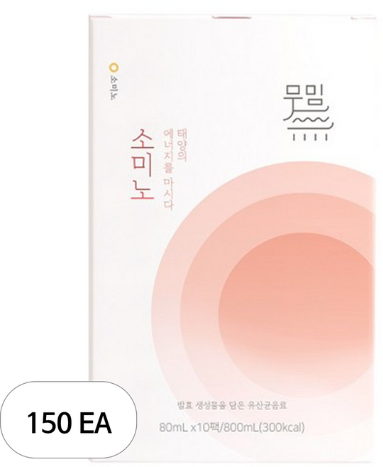 무밈 소미노 음료, 80ml, 150개