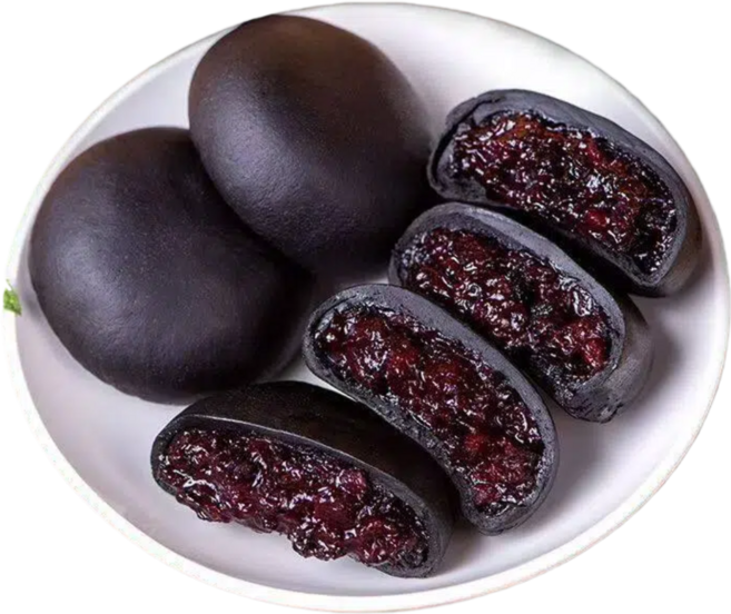 오흑곡 자미병 5가지 블랙곡물 떡 오디 흑미 검은콩 검은깨 구기자 다이어트 간식, 50개, 20g