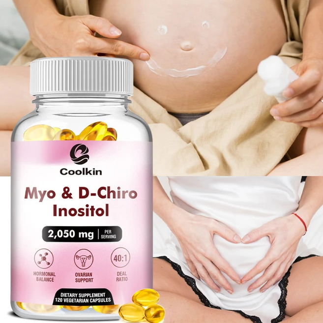 마이오앤디카이로 이노시톨 120캡슐 2 050mg 월경주기 균형 회복 피부 건강 지원 여성 건강 지원, 1개, 60정 - 쿠팡