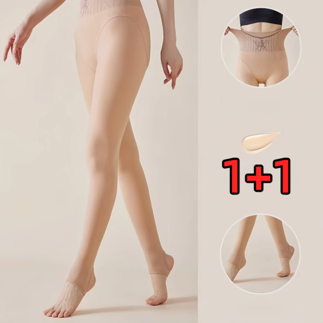 미블룸 여성 골프 UV 자외선차단 발고리형 힙업 보정 스타킹1+1