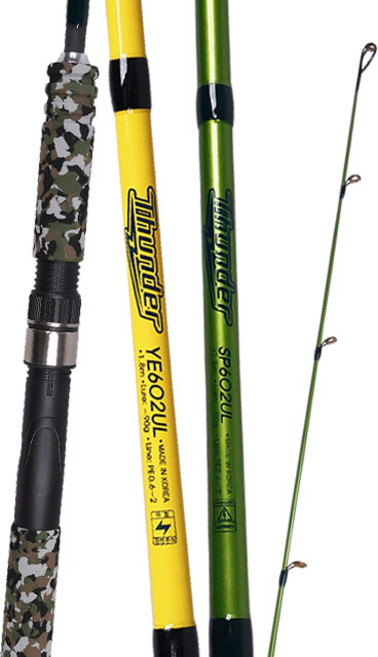 크로아 썬더 바다선상낚시대 스피닝 광어 쭈꾸미 참돔, S602UL(스피닝용)