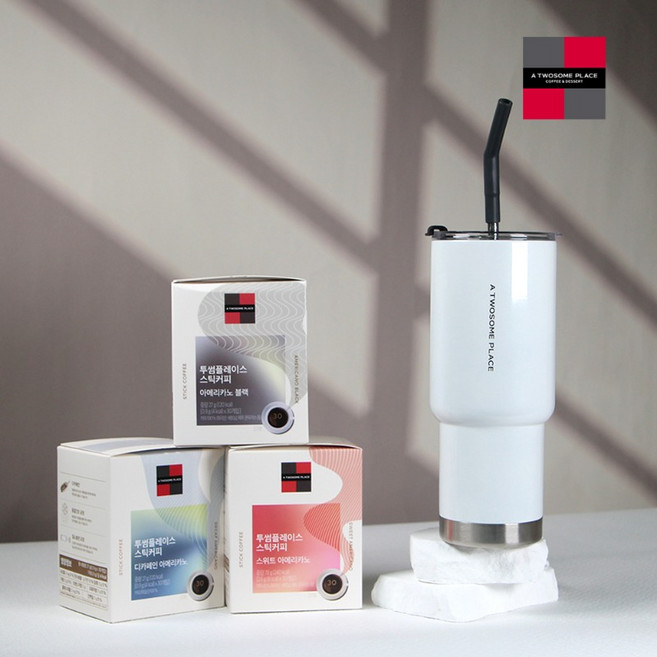 투썸 MAX DT 텀블러 + 스틱커피 30개입 3종 (택1), 디카페인아메리카노, 1개