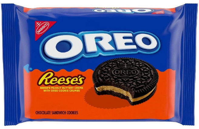 [Oreo] 미국 오레오 리세스 피넛버터 컵 초콜릿 크림 350g Oreo Reese's Peanut Buttery Creme Chocolate, 1개