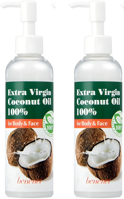 베니넷 엑스트라버진 코코넛오일 100%, 2개, 200ml