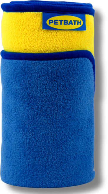 (초강력흡수 펫타올) 발수건 추가증정 강아지 고양이 목욕 수건 소형 중형 대형견 펫바스, 1개