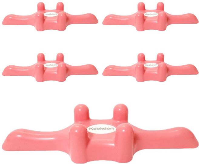 꾹도리 스트레칭바, 핑크, 5개