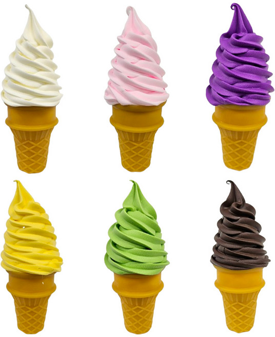 [왓위셀] 소프트 아이스크림 모형 6P