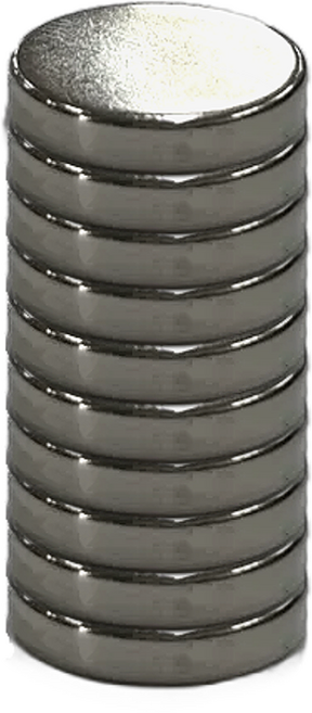 제이팬더 네오디움 초강력 원형 자석 15mm 두께 3mm 10개