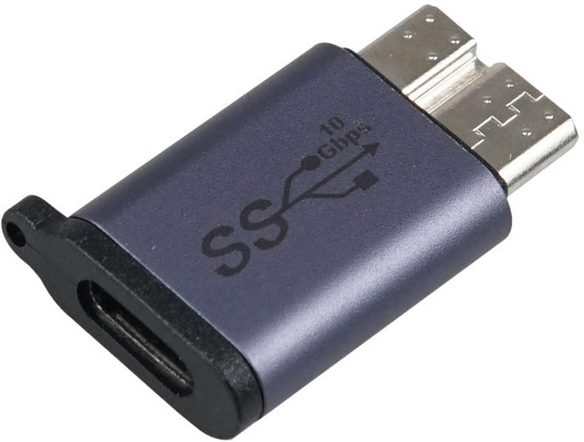 컴스 USB 3.1 Type C to Micro B C타입 to 마이크로 B타입 10Gbps 젠더, TB795, 1개