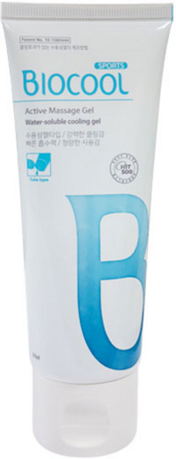 국산 바이오쿨 BIOCOOL 스포츠겔 롤온 끈적임없는 마사지젤 100ml [튜브타입], 1개입, 1개
