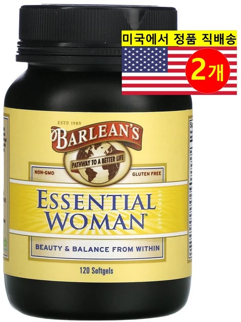 Barleans 발리앙스 여성용 건강 보충제 Essential Woman, 2개, 120정 - 쿠팡