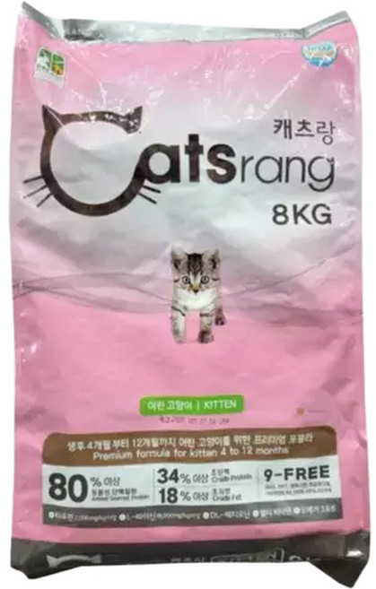 캐츠랑 키튼 8kg, 1개, 닭+참치