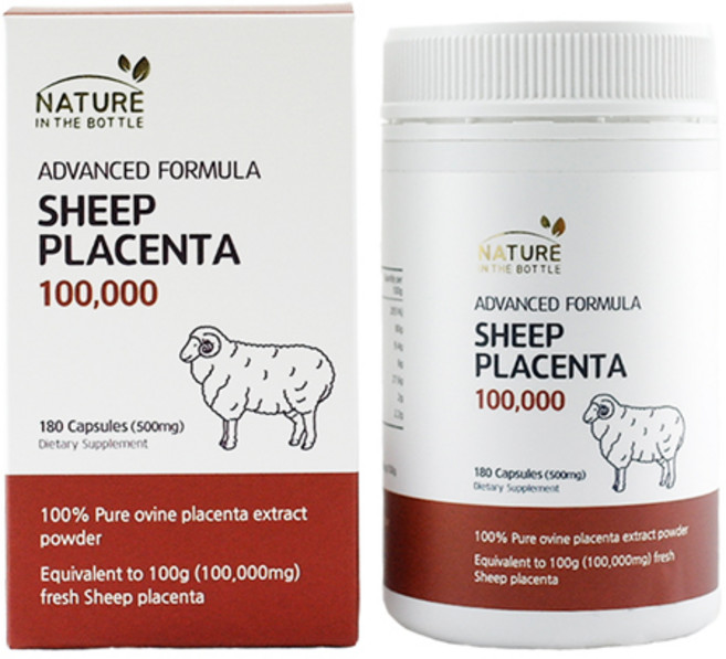 호주 고함량 양태반 100000 180정 네이쳐인더보틀 플라센타, 1개, 500g