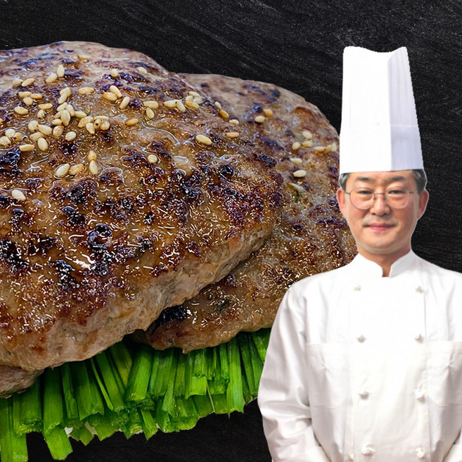 청담 서길용 셰프 업소용 가정용 국내산 한우 한입 수제 떡갈비, 1개, 1kg