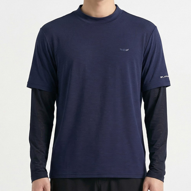 아소트 남성 냉감 반목 쿨티 프리미엄 일체형 토시티셔츠 골프 아웃도어 등산 작업복