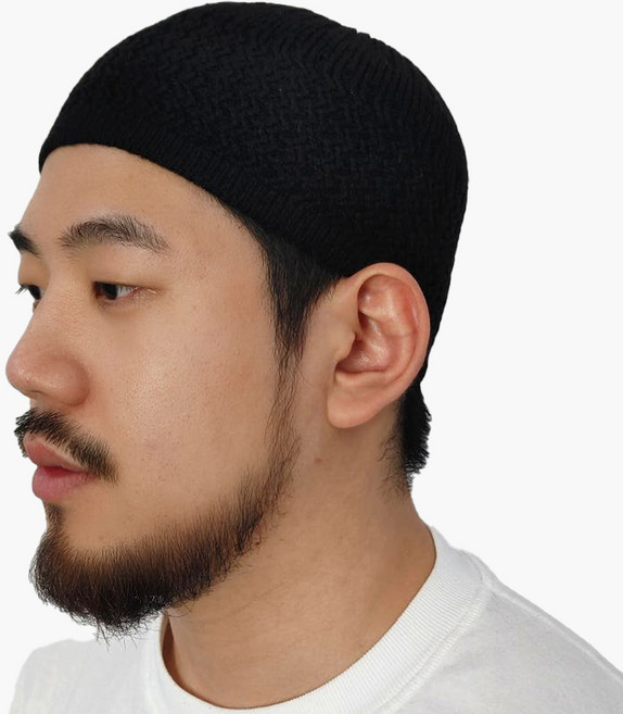 히가시 남자 얇은 비니 와치캡 숏비니 항암모자