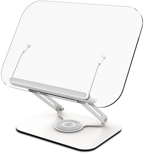 하이라인서울 와이드 투명 아크릴 360도 회전 독서대(각도/높이 조절)