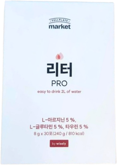 물에 타먹는 음료 제로 이온 리터PRO 무설탕 전해질보충 이온 분말, 8g, 1세트
