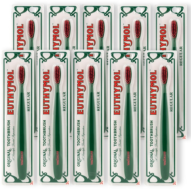 유시몰 치약 레귤러 칫솔 10개