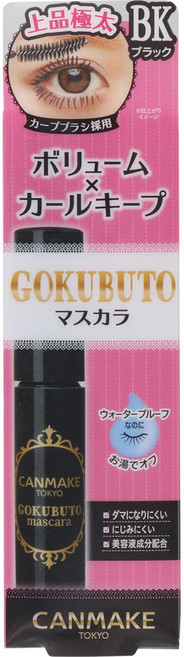 Canmake 井田 Laboratories 極品濃密持久睫毛膏 01深邃黑 防水防汗 熱水可卸, 1個