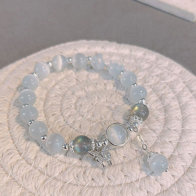 여성 데일리 행운 재물 소원성취 옥 팔찌