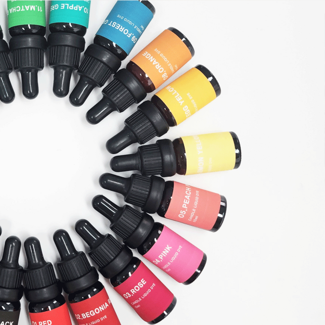 [드그라쎄] 캔들만들기 재료 - 캔들 고농축 지용성 액체 염료 21색 스포이드, 레몬 옐로우, 1개