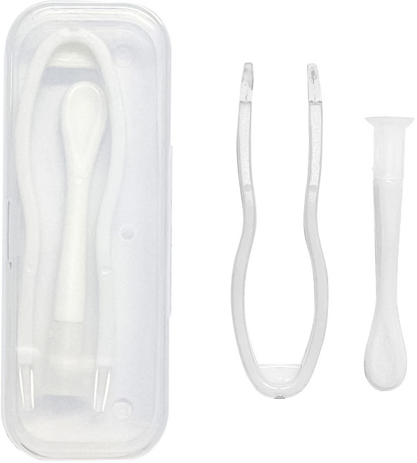 렌즈집게 흡착봉 세트 렌즈 끼는 도구 빼는 도구 뽁뽁이 집게 핀셋, 화이트 5개, 화이트, 5개