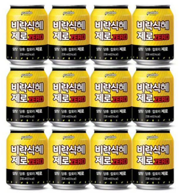 팔도 비락식혜 제로 238ml 12개