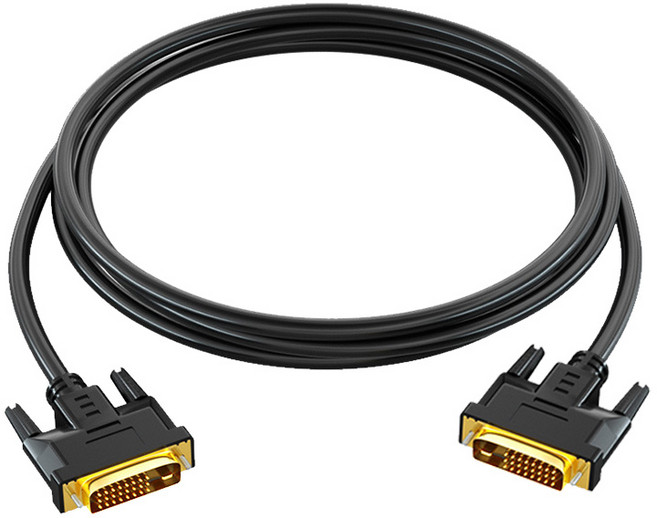 JHLINK DVI-D 양방향 케이블 DVI to DVI 고화질 연결선, 1.5m, 1개