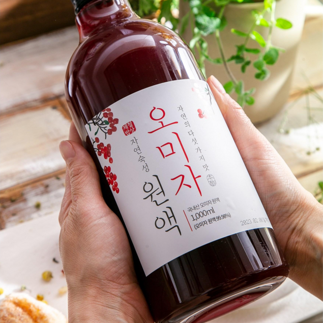 자연 그대로 담은 오미자원액, 1L