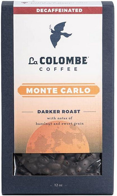 La Colombe 라콜롬브 몬테 카를로 디카페인 홀빈 커피, 340g, 1개, 홀빈(분쇄안함)