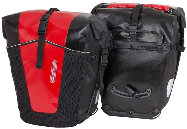 Ortlieb 프로 클래식 자전거 패니어 백 한 쌍 남녀공용 Gepäckträgertasche 백 롤러 프로 클래식 파어 로트/블랙, Ortlieb 프로 클래식 자전거 패니어 백 한 쌍,