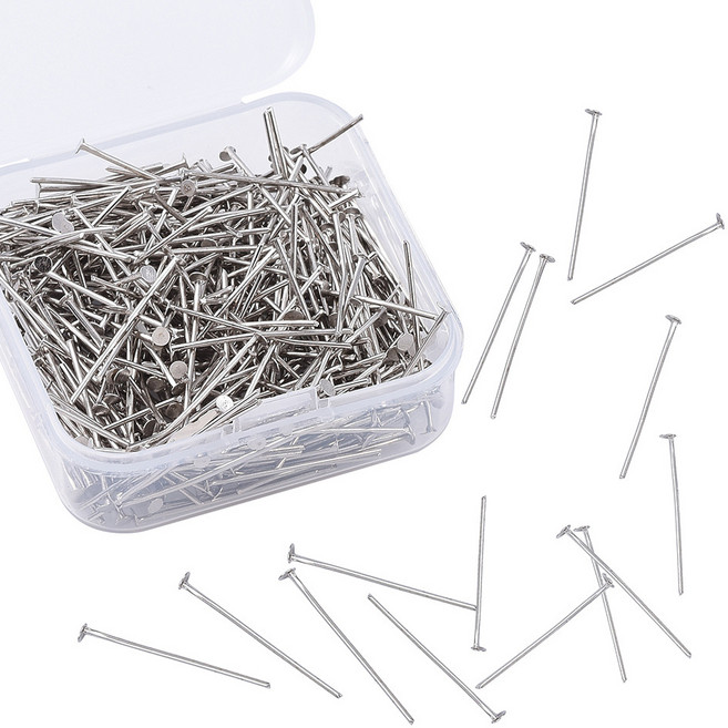 4cm고리핀 구자핀 연결고리 250pcs, 1개, T핀 실버