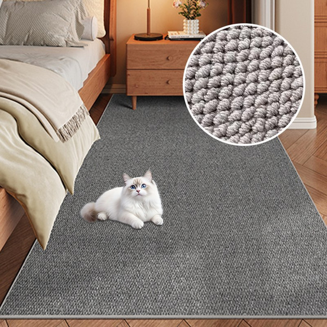 방일 친환경 고양이 스크래처 카페트 매트, 1개, 회색