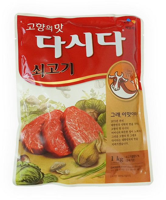 CJ제일제당 쇠고기 다시다, 1kg, 1개