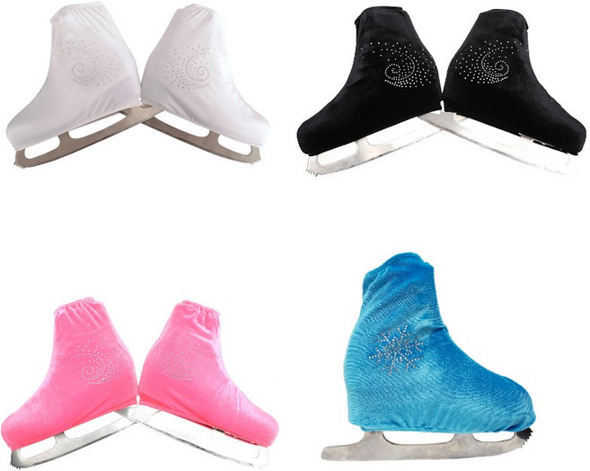 피겨 스케이트 큐빅 부츠 커버, L, 화이트