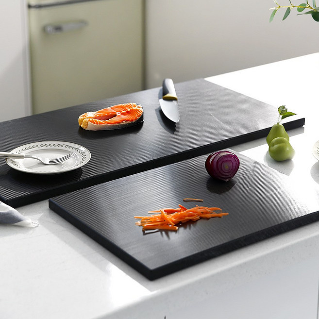 국산 업소용 블랙라벨 도마 PE도마 변색없는 블랙 도마 생선 육류 야채 도마, 1개, 블랙