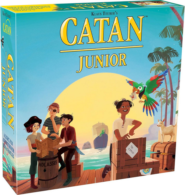 CATAN 주니어 보드 게임 어린 해적들을 위한 스워시버클 모험 전략 와 성인을 가족 6세 이상 24명 30분 플레이타임 Studio 제작