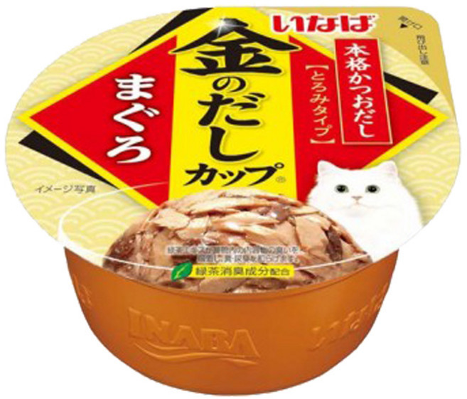 이나바 금빛육수컵 70g 10종, 참치, 12개