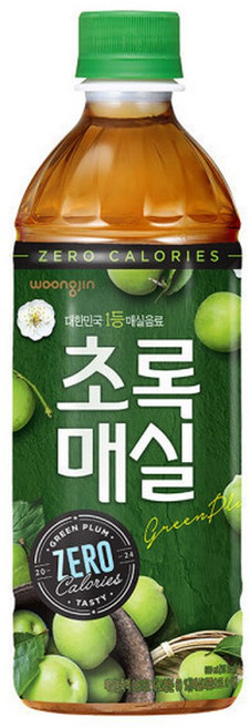 초록매실 제로 500mL 12개