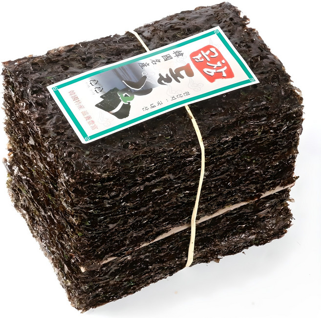 백송식품 품질좋은 [특]곱창돌김 100장 햇 완도 곱창김 돌김, 1개