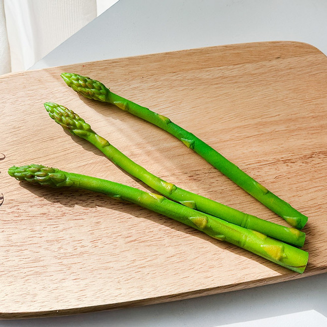 [한소픈] 채소 야채모형 모조 주방 김장소품 인테리어 장식 촬영용, 아스파라거스묶음