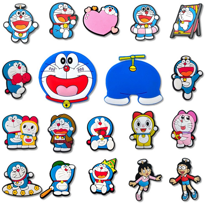 젤리포크 도라에몽 진구 이슬이 파츠 참 신발 악세사리 실내화 꾸미기 클로그